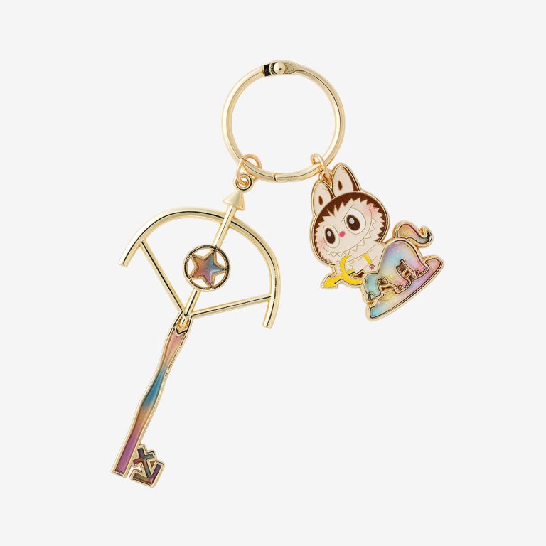 Porte-clés Pendentif En Obsidienne - Symbole De Prospérité Et Richesse - Taille 9x3x1 Cm - Neuf